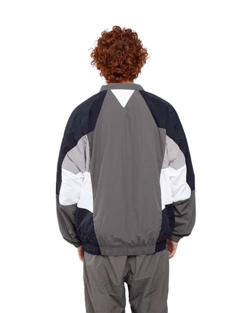 Shaka Wear Unisex Nylon Track Jacket thumbnail 3