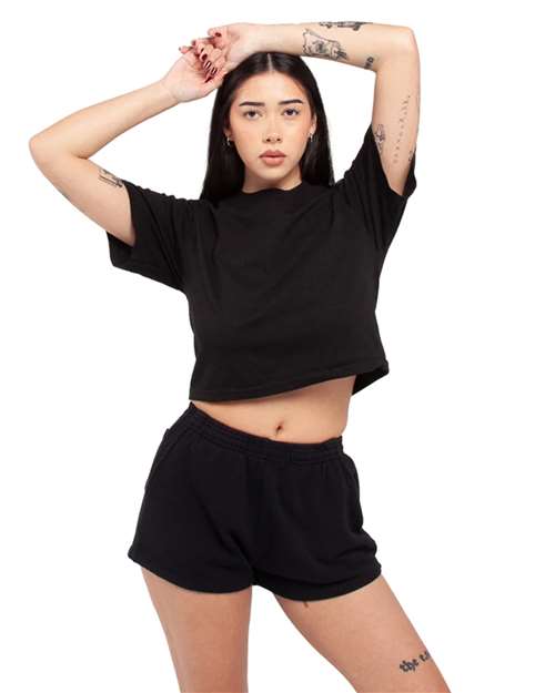 Shaka Wear Women's Garment-Dyed Cropped Tee thumbnail 4
