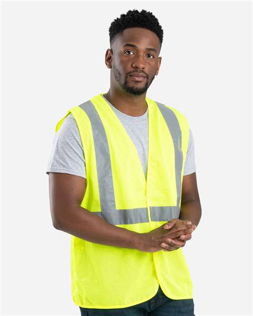 Berne Apparel Men's Hi-Vis Class 2 Economy Vest thumbnail 2