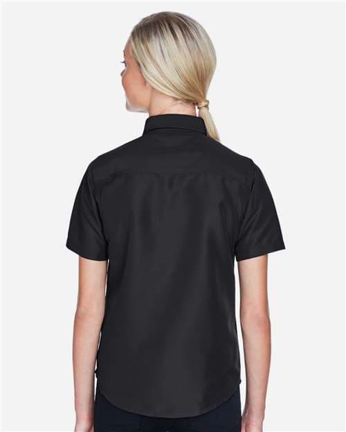 Harriton Women's Key West Short Sleeve Performance Staff Shirt thumbnail 4
