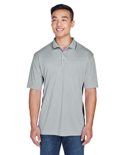 UltraClub Men's Cool & Dry Sport Two-Tone Polo thumbnail 2