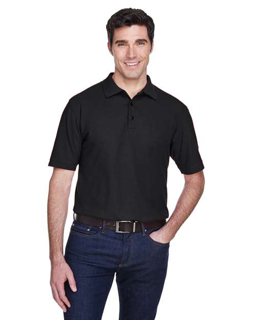 UltraClub Men's Whisper Piqué Polo thumbnail 2