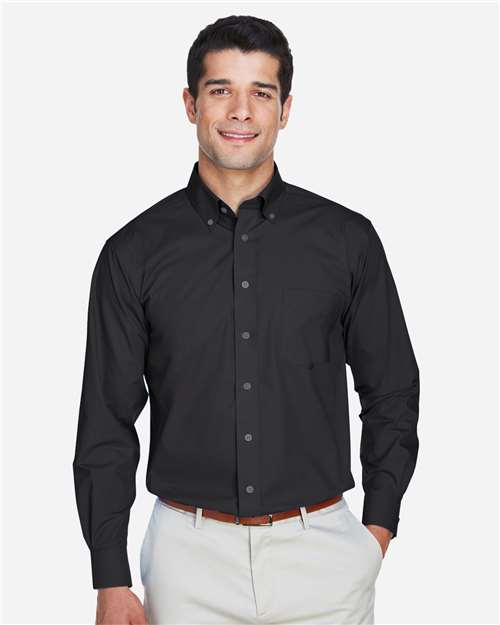 Devon & Jones Men's Crown Collection® Broadcloth Woven Dress Shirt thumbnail 2