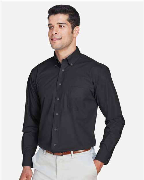 Devon & Jones Men's Crown Collection® Broadcloth Woven Dress Shirt thumbnail 6