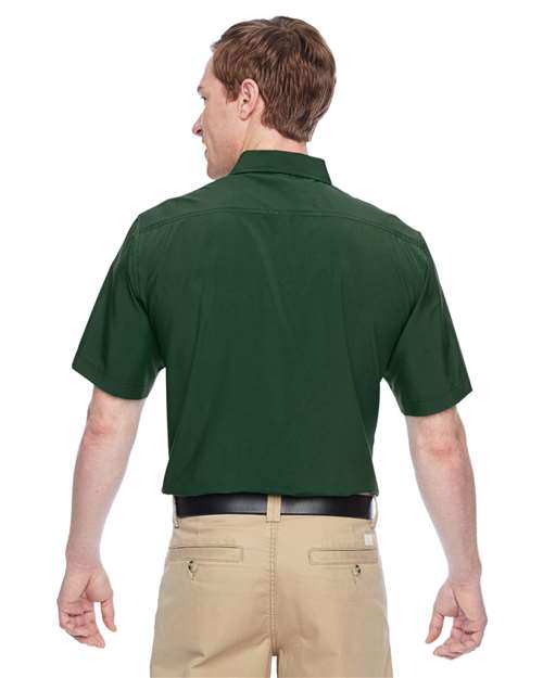 Harriton Men's Paradise Short Sleeve Performance Shirt thumbnail 4