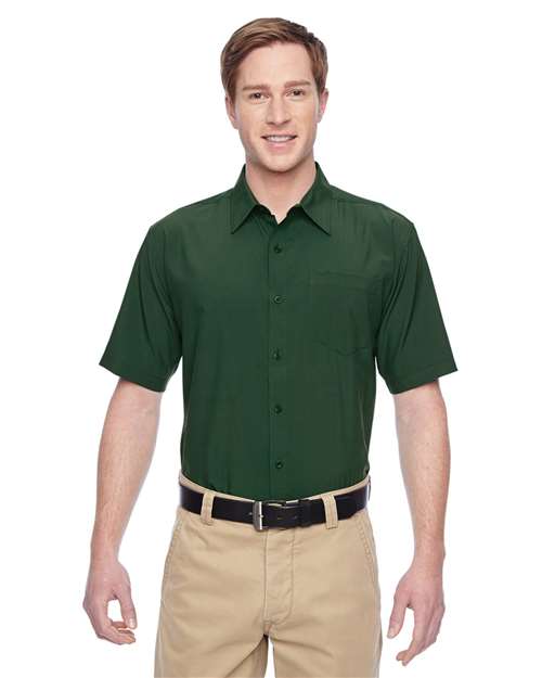 Harriton Men's Paradise Short Sleeve Performance Shirt thumbnail 2