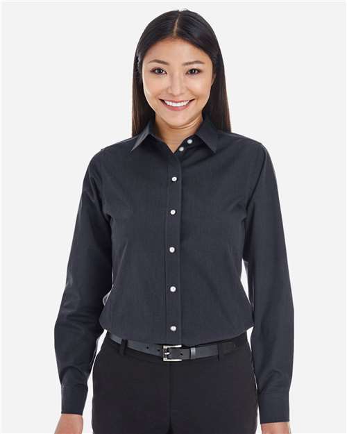 Devon & Jones Women's Crown Collection® Striped Woven Dress Shirt thumbnail 2