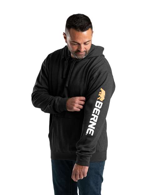 Berne Apparel Men's Signature Sleeve Hooded Sweatshirt thumbnail 4