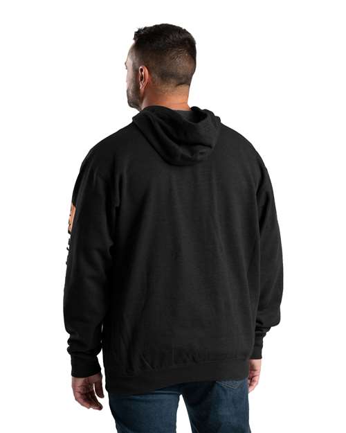 Berne Apparel Men's Tall Signature Sleeve Hooded Sweatshirt thumbnail 3