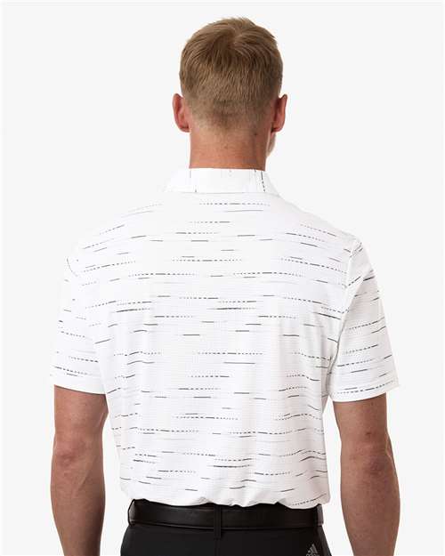 Adidas Men's Ultimate365 Mesh Glimmer Print Polo thumbnail 5