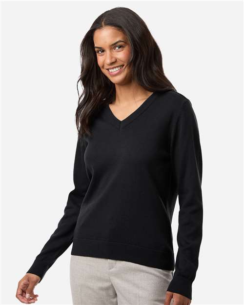 Devon & Jones Women's New Classics V-Neck Sweater thumbnail 2