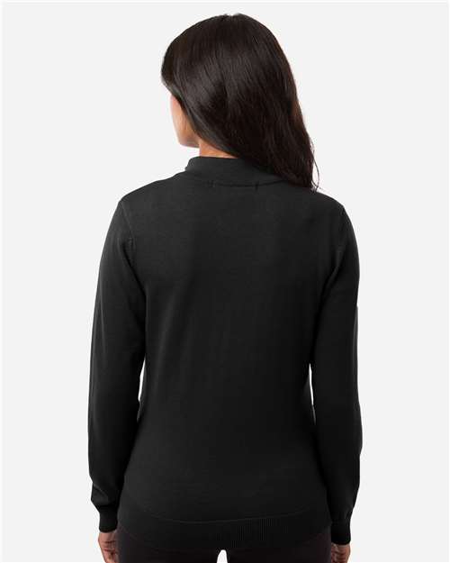Devon & Jones Women's New Classics Quarter-Zip Sweater thumbnail 5
