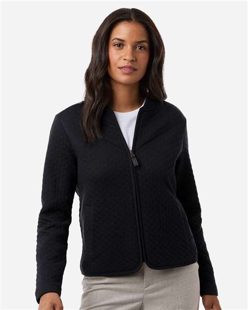 Devon & Jones Women's Berkeley Textured Full-Zip Jacket thumbnail 2