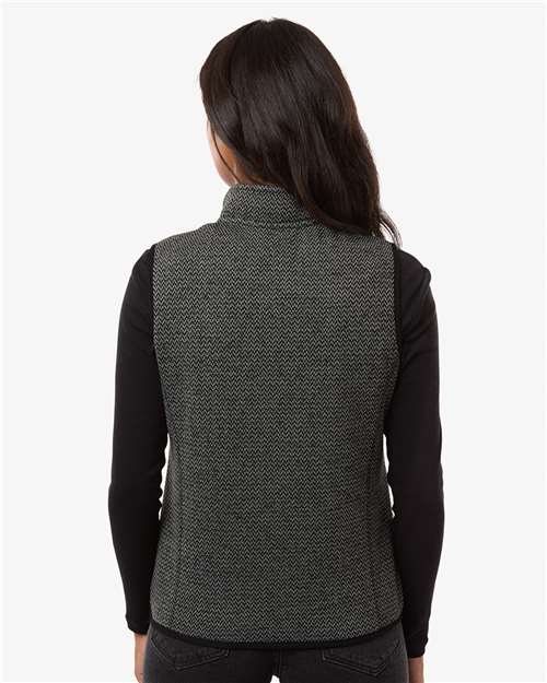 North End Women's Jasper Jacquard Fleece Vest thumbnail 5