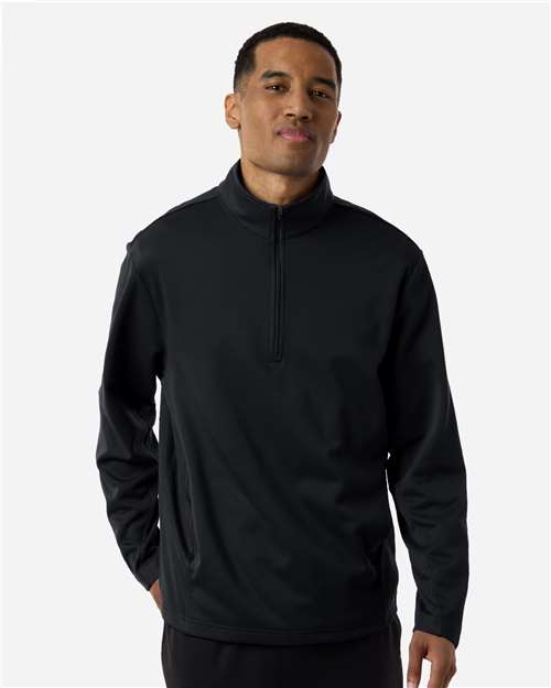 Team 365 Unisex Squad Cadet Quarter-Zip Tech Fleece Pullover thumbnail 2