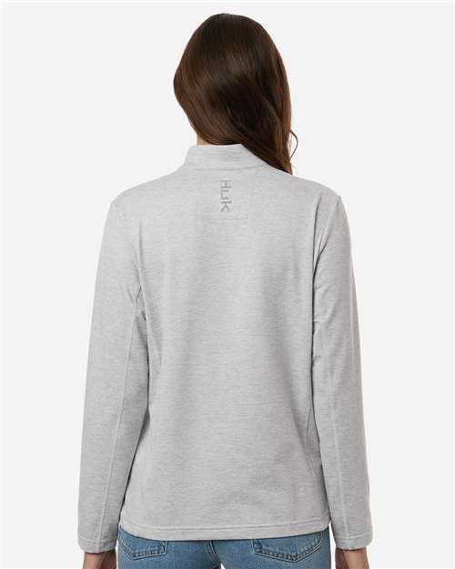 HUK Women's Coldfront+ Quarter-Zip Pullover thumbnail 5
