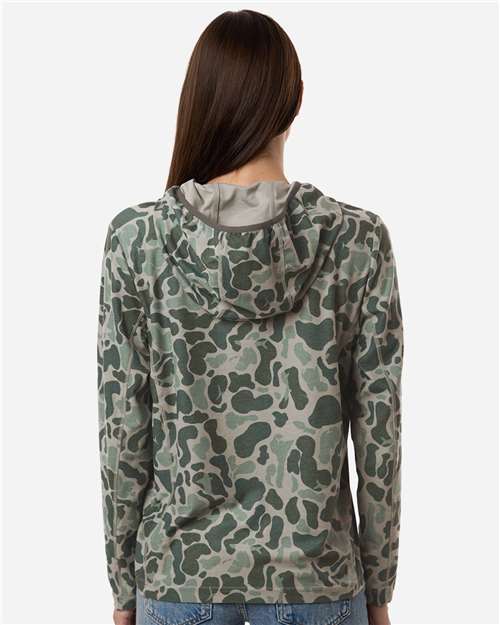HUK Women's Coldfront+ KC Print Hooded Sweatshirt thumbnail 5