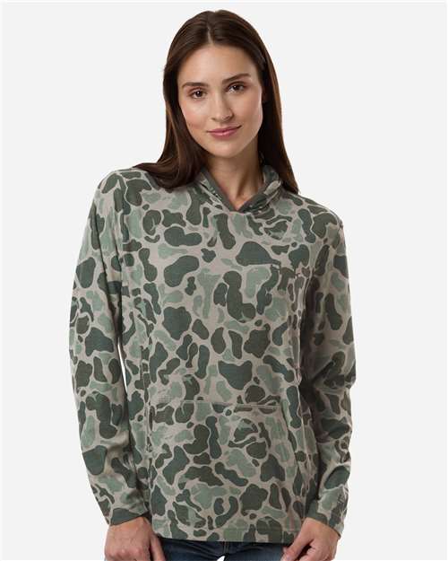 HUK Women's Coldfront+ KC Print Hooded Sweatshirt thumbnail 2