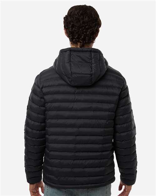 Weatherproof Men's Lightweight Poly-filled Hooded Puffer Jacket thumbnail 5