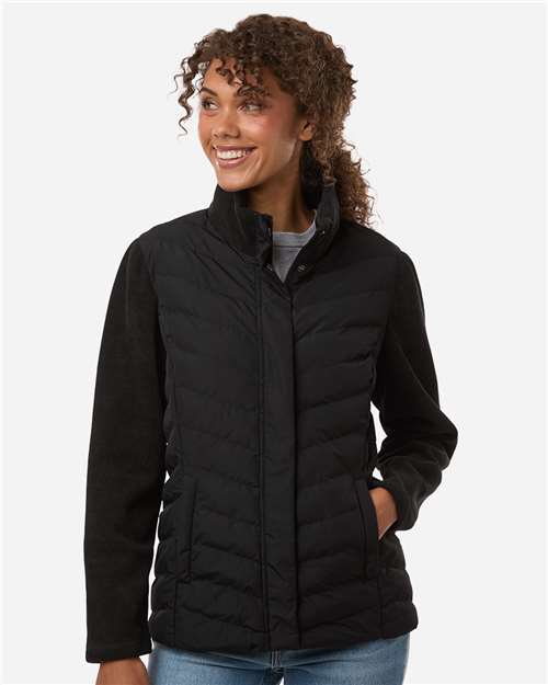 Weatherproof Women's Mixed Media Chevron Jacket thumbnail 2