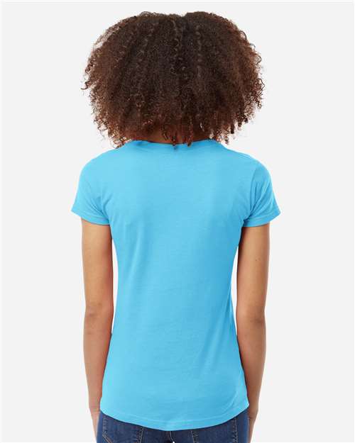 Tultex Women's Fine Jersey V-Neck T-Shirt thumbnail 5