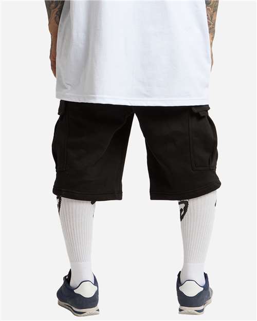Shaka Wear Unisex Fleece Cargo Shorts thumbnail 3