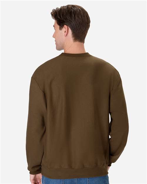 Hanes Unisex Beefy® Sweats Premium Heavyweight Crewneck Sweatshirt thumbnail 5