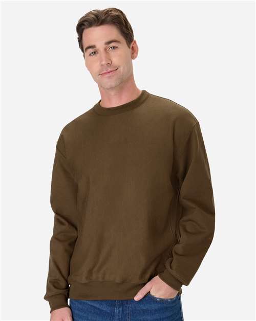 Hanes Unisex Beefy® Sweats Premium Heavyweight Crewneck Sweatshirt thumbnail 2