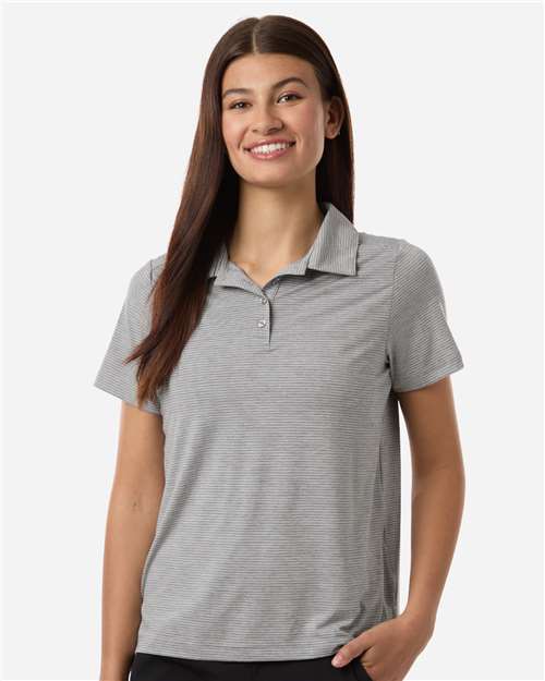 Team 365 Women's Relay Heathered Stripe Polo thumbnail 2