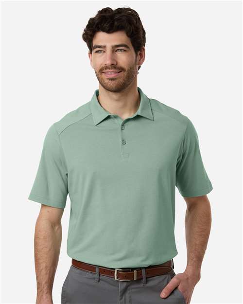 Devon & Jones Men's Seaton Pebble Textured Polo thumbnail 2