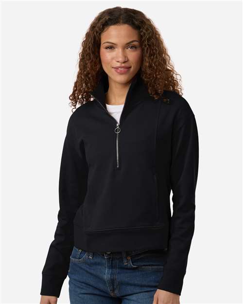 North End Women's Mantra Half-Zip Ottoman Pullover thumbnail 2