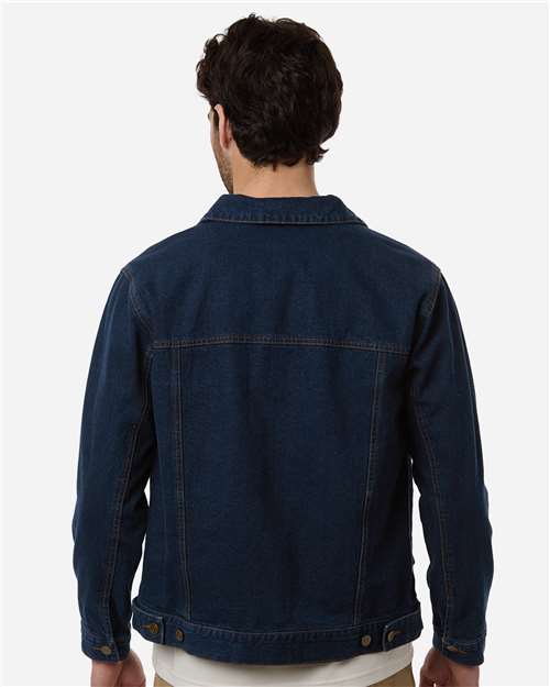 Harriton Unisex Cooper Denim Jacket thumbnail 5