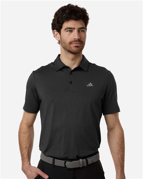 Adidas Men's Performance Textured Polo thumbnail 2