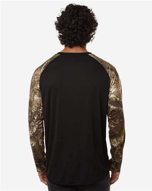 RealTree Unisex Realtree® Performance Colorblocked Long Sleeve T-Shirt thumbnail 5