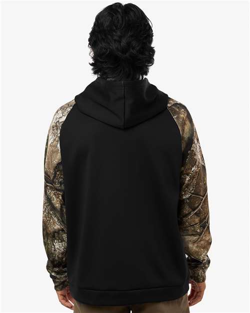 RealTree Unisex Realtree® Performance Colorblocked Hooded Sweatshirt thumbnail 5