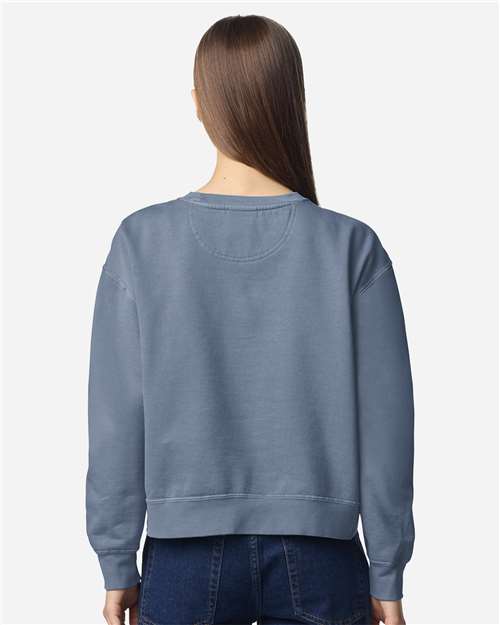 Comfort Colors Women's Garment-Dyed Mid-Length Crewneck Sweatshirt thumbnail 5