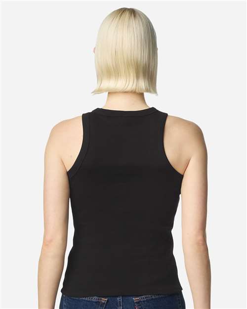 American Apparel Women's Baby Rib Fitted Tank thumbnail 5