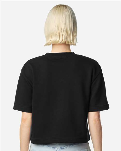 American Apparel Women's French Terry Mid-Length Boxy Tee thumbnail 5