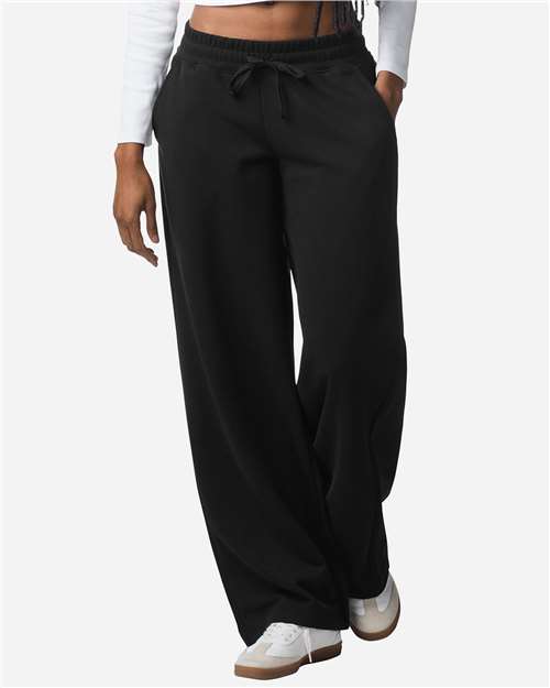 American Apparel Women's French Terry Wide Leg Pants thumbnail 2