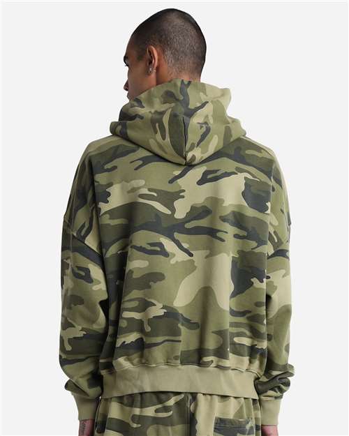Shaka Wear Unisex Garment-Dyed Cropped Full-Zip Hoodie Sweatshirt thumbnail 3