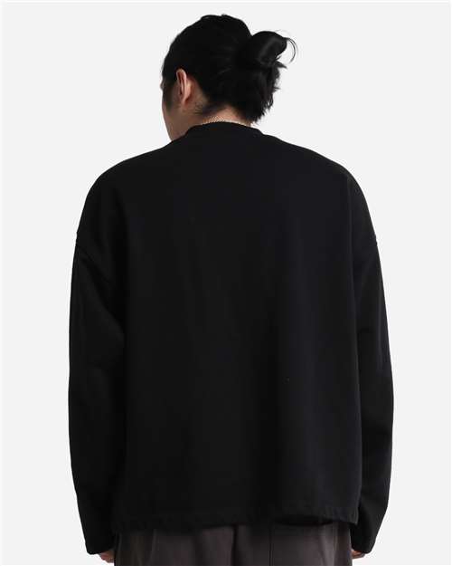 Shaka Wear Unisex Garment-Dyed Terry Long Sleeve Tee thumbnail 3