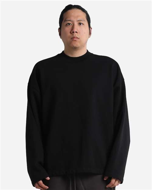 Shaka Wear Unisex Garment-Dyed Terry Long Sleeve Tee thumbnail 2