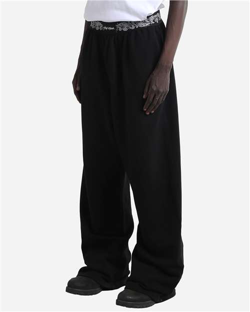 Shaka Wear Unisex Paisley Bandit Sweatpants thumbnail 4
