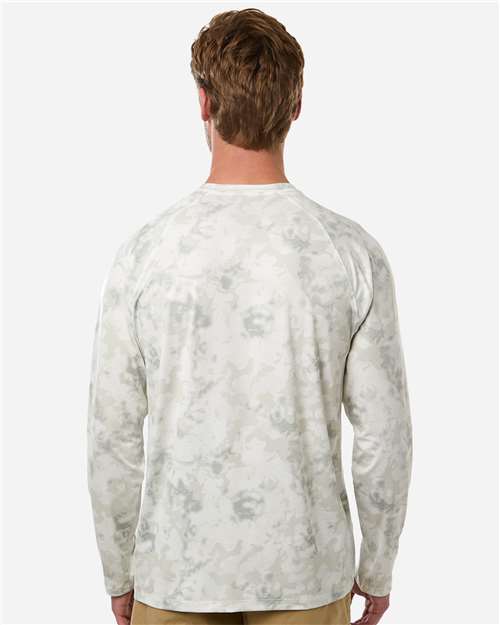 HUK Men's Airweight KS Printed Crewneck Pullover thumbnail 5