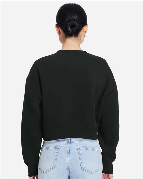 Lane Seven Women's Relaxed Cropped Crewneck Sweatshirt thumbnail 5