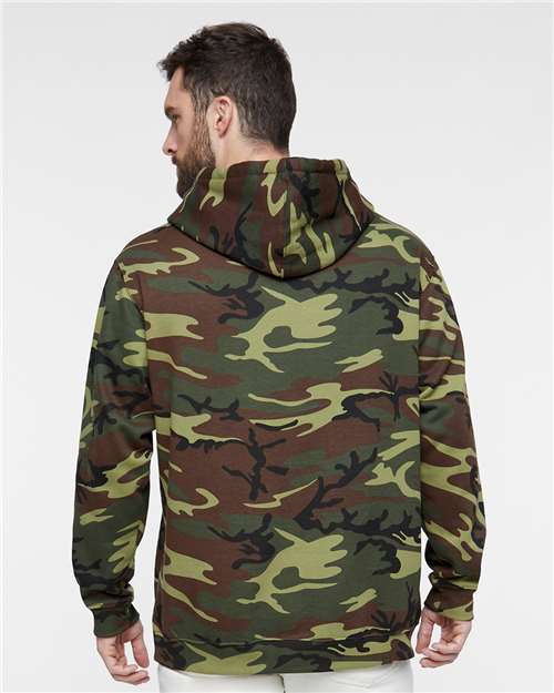 Code Five Unisex Camo Fleece Hoodie Sweatshirt thumbnail 5