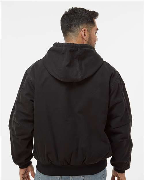 DRI DUCK Men's Tall Cheyenne Boulder Cloth™ Hooded Jacket with Tricot Quilt Lining thumbnail 5