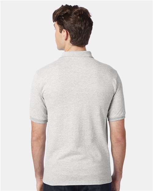 Hanes Unisex EcoSmart® Jersey Polo thumbnail 5