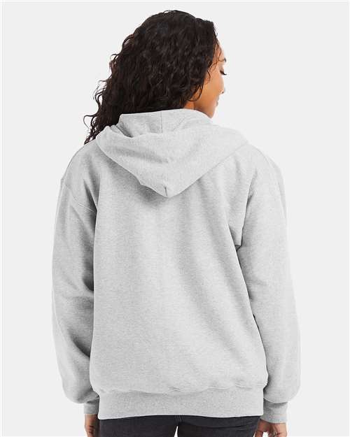Hanes Unisex Ultimate Cotton® Full-Zip Hooded Sweatshirt thumbnail 5
