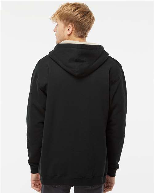 Independent Trading Co. Men's Sherpa-Lined Full-Zip Hooded Sweatshirt thumbnail 5